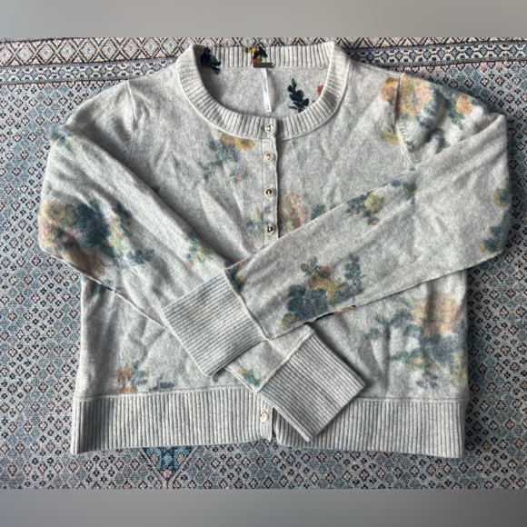 FREE PEOPLE Nocturnal Patterned Cardigan - Picture 6 of 10